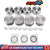 PISTONSet of Piston & Rings with Pin Kit for 1999-2007 CHRYSLER DODGE JEEP MITSUBISHI 4.7L Replace# 5012362AB, 5012362AC