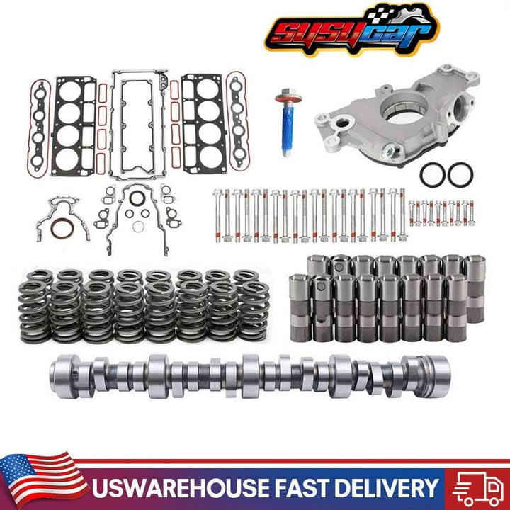 E1840P cam kit with hydraulic roller camshaft and 16 beehive valve springs
