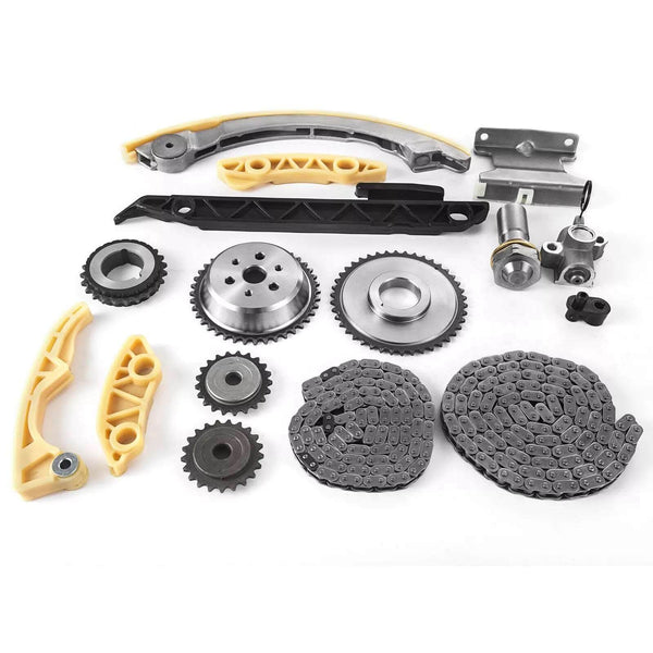 SUSUCAR Timing Chain Kit Oil pump cover for 2008-2015 Chevrolet GMC Malibu Equinox Pontiac L4 2.4L