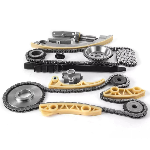 SUSUCAR Timing Chain Kit Oil pump cover for 2008-2015 Chevrolet GMC Malibu Equinox Pontiac L4 2.4L