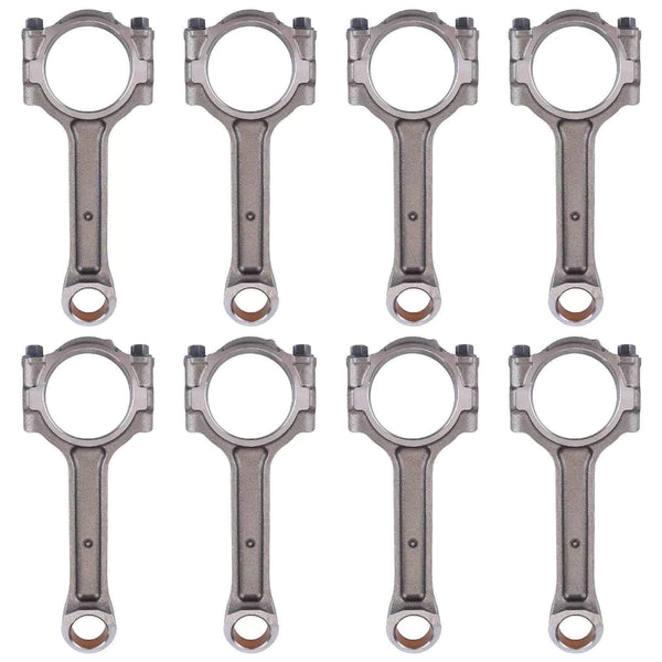 SUSUCAR Set of 8 For Chevrolet Silverado GMC 5.3L 6.0L 6.2L LS2 LS3 Gen IV Floating Pin Connecting Rod w/ Bushing