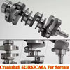 Crankshaft with Main Rod Bearing Set for 11-16 Hyundai Santa Fe Kia Sorento 3.3L