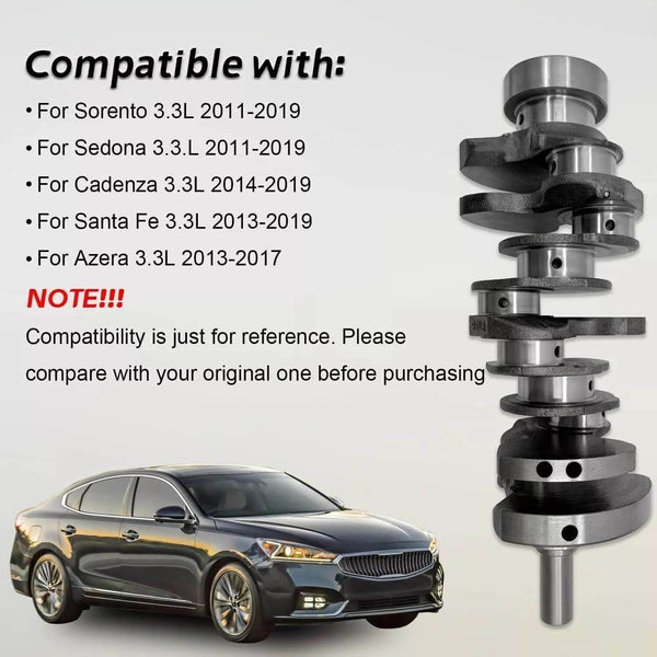 SUSUCAR G6DH 3.3L Engine Rebuild Overhaul Kit - Crankshaft Rods Timing For Hyundai Kia 2011-2019