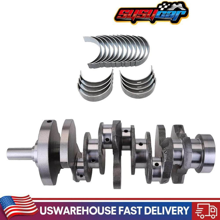 SUSUCAR Crankshaft with Main Rod Bearing Set for 2011-2016 Hyundai Santa Fe Kia Sorento 3.3L