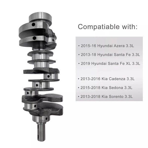 SUSUCAR G6DH 3.3L Engine Rebuild Overhaul Kit - Crankshaft Rods Timing For Hyundai Kia 2011-2019