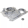 Engine Timing Chain Cover w/ Oil Pump for Chevy Colorado Buick Hummer 2002-2012 Replacement 12628565, 12601932