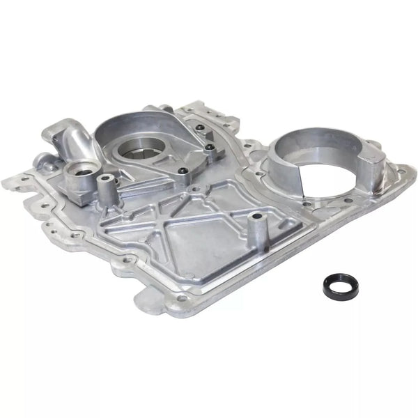 Engine Timing Chain Cover w/ Oil Pump for Chevy Colorado Buick Hummer 2002-2012 Replacement 12628565, 12601932