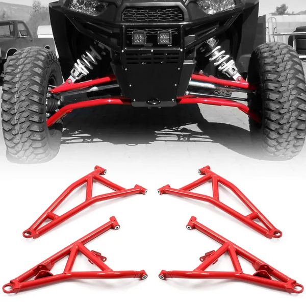Front Upper Lower High Clearance A-Arms For 14-23 Polaris RZR XP 1000 / 4 Turbo