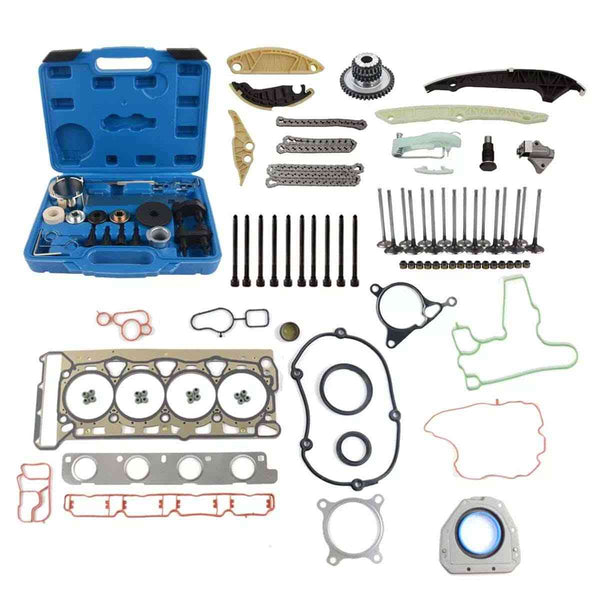 Head Gasket Set Timing Chain Tool Kit For Audi VW 2008-2015 TSI TFSI 2.0T