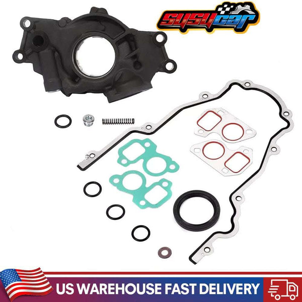 Oil PumpHigh Volume Pressure Oil Pump Gaskets Balancer Bolt for Chevrolet Silverado GM 4.8L 5.3 6.0 LS1 LS2 LS3 10296