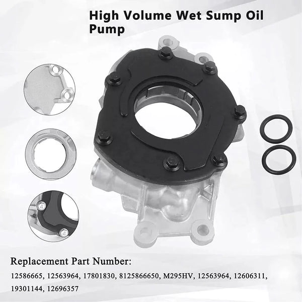 M295HV New Oil Pump For Chevy Chevrolet Silverado GMC LS1 LS2 LS6 4.8 5.3 5.7 6.0 Engines High Volume