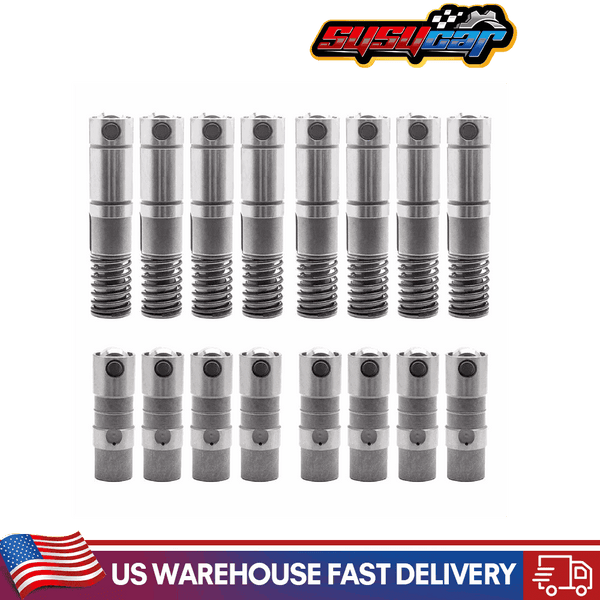 SUSUCAR 16 Pcs Hydraulic Roller Lifters for 2007-2013 Chevy GMC Cadillac Buick 4.8L 5.3L 6.0L 6.2L AFM Roller Valve Lifters