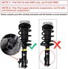 Front Electronic Loaded Strut Assemblies with coil springs and upper mounts