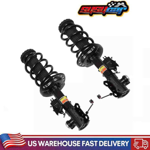 Front Electronic Loaded Strut Kit for 2011-2016 Cadillac SRX, left and right pair