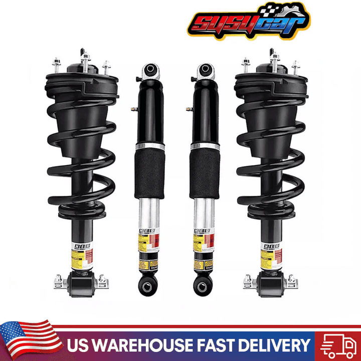Front Loaded Strut & Rear Air Shock Kit for 2007-2014 Cadillac Escalade and Escalade ESV