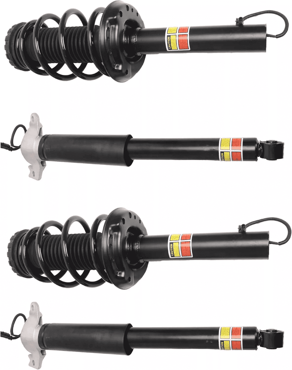Loaded Strut & Electronic Shock Kit component layout for 2013-2019 Cadillac XTS FWD