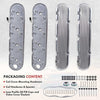 SUSUCAR Aluminum Valve Coil Mount Cover for Chevy Small Block SB V8 293 325 376 Aluminum Valve Covers - Silver LS1LS3 LS7