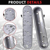 SUSUCAR Aluminum Valve Coil Mount Cover for Chevy Small Block SB V8 293 325 376 Aluminum Valve Covers - Silver LS1LS3 LS7