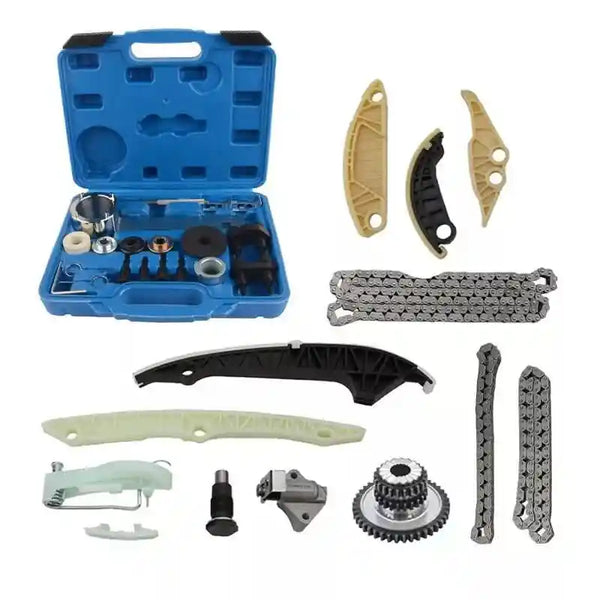 Audi VW Timing Chain Kit with Tool Set for A3 A4 A5 A6 Q3 Q5 TT Beetle CC Eos Golf GTI Jetta Passat and Tiguan