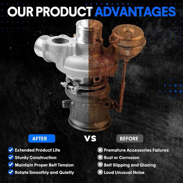 SUSUCAR Turbo Turbocharger for 2013-2023 Dodge Dart Fiat 500 Jeep Renegade 1.4L Replaces# 04892938AB 799502-5001