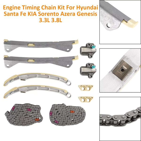 CrankshaftFor Hyundai Kia G6DH 3.3L Engine Rebuild Overhaul Kit Crankshaft Connecting Rod Timing chain kit