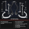 10 Pcs Front Steering & Suspension Kit for BMW X5 X6 ten-component parts layout