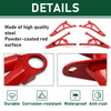 Front High Clearance A-Arms for Polaris RZR XP 1000 steel and powder-coated details