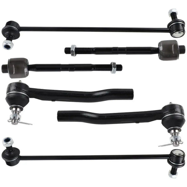Lower control arm ball joint tie rod components for front suspension service