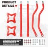 Rear High Clearance Radius Rods for Polaris RZR XP 1000 four-piece rear suspension set