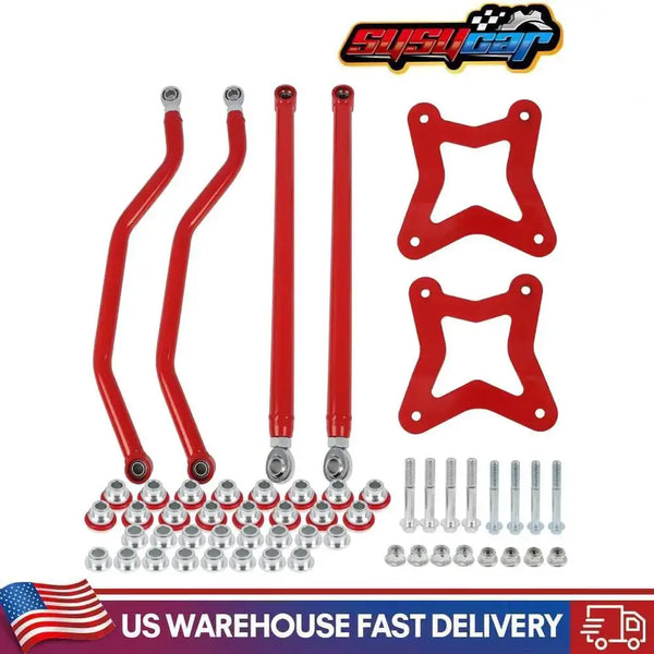 Rear High Clearance Radius Rods for Polaris RZR XP 1000 complete four-rod kit