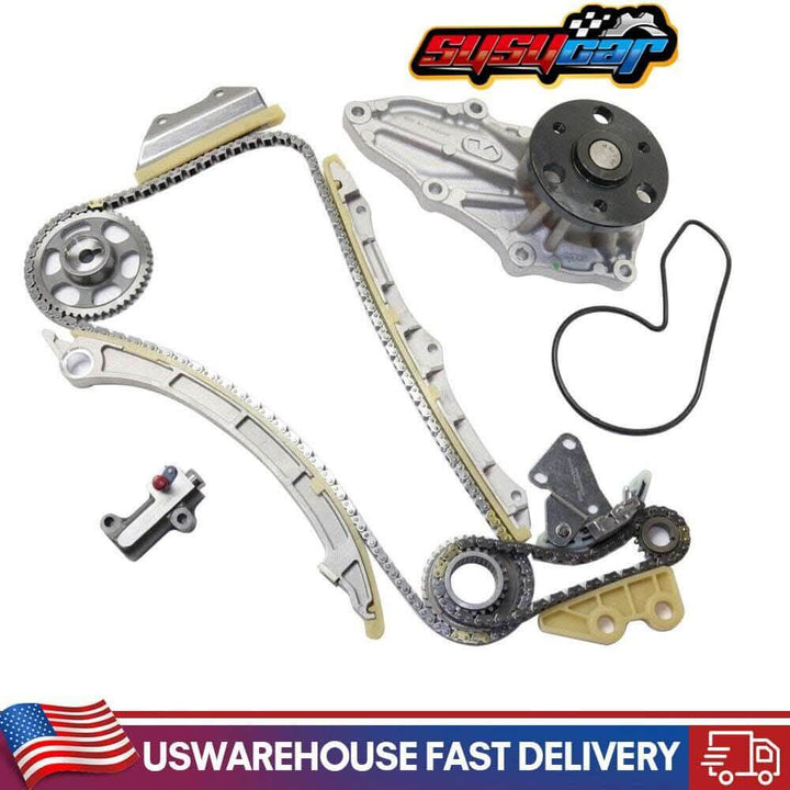 SUSUCAR Timing Chain and Water Pump Kit For 2.4L engine 2008-2012 Honda Accord 2010-2011 CR-V