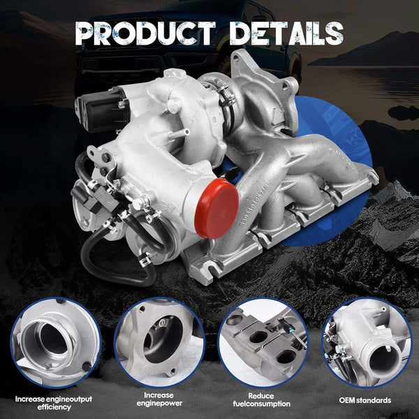 Turbo Turbocharger for Audi A3 2.0L Volkswagen Eos Volkswagen GTI Jetta Passat Replace# 53039700105