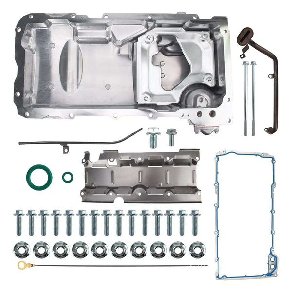 Oil PanPerformance Aluminum Oil Pan Kit for Chevrolet GM LS1 LS3 LSA LSX 5.0L 5.3L 5.4L 5.7L 1955-1987 Replacement 19212593