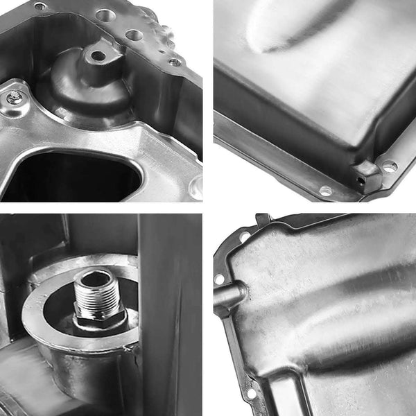 Oil PanPerformance Aluminum Oil Pan Kit for Chevrolet GM LS1 LS3 LSA LSX 5.0L 5.3L 5.4L 5.7L 1955-1987 Replacement 19212593