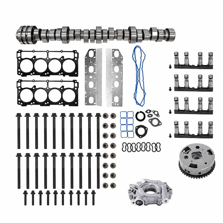 Kit de árbol de levas y taqués MDS con engranaje VVT y bomba de aceite para Dodge Ram 1500 5.7L HEMI 2009–2019