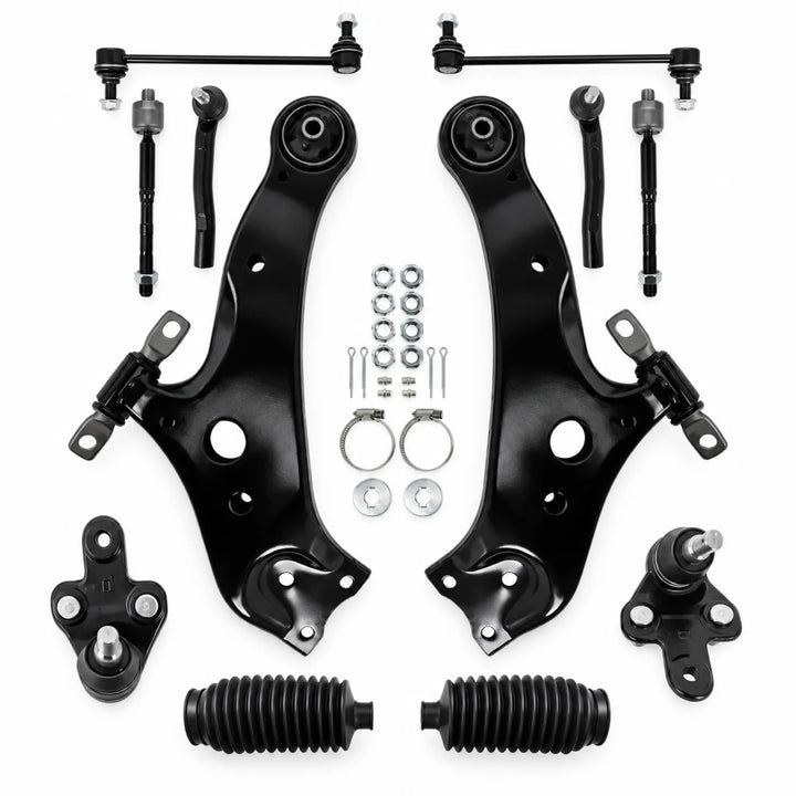 12Pcs Front Steering & Suspension Kit - complete package contents