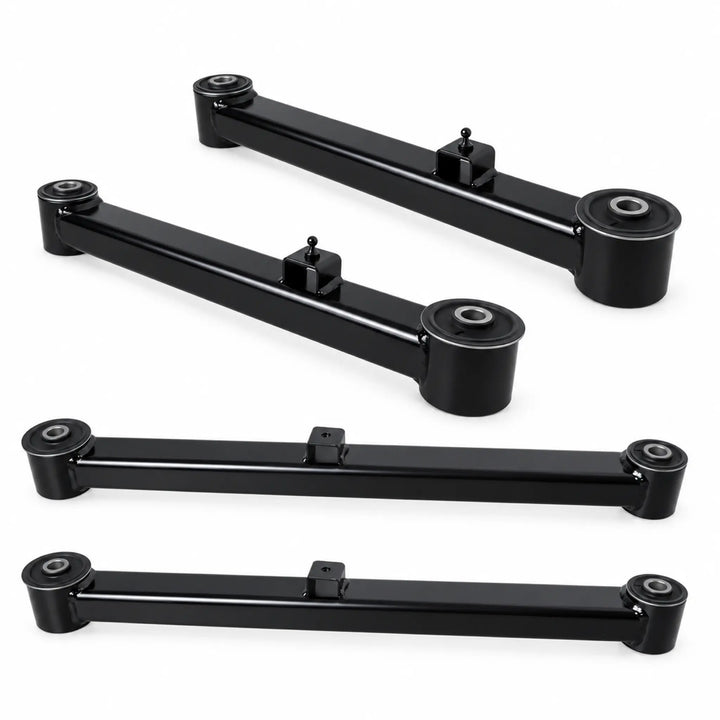 4Pcs Rear Upper & Lower Control Arm Kit - complete package contents