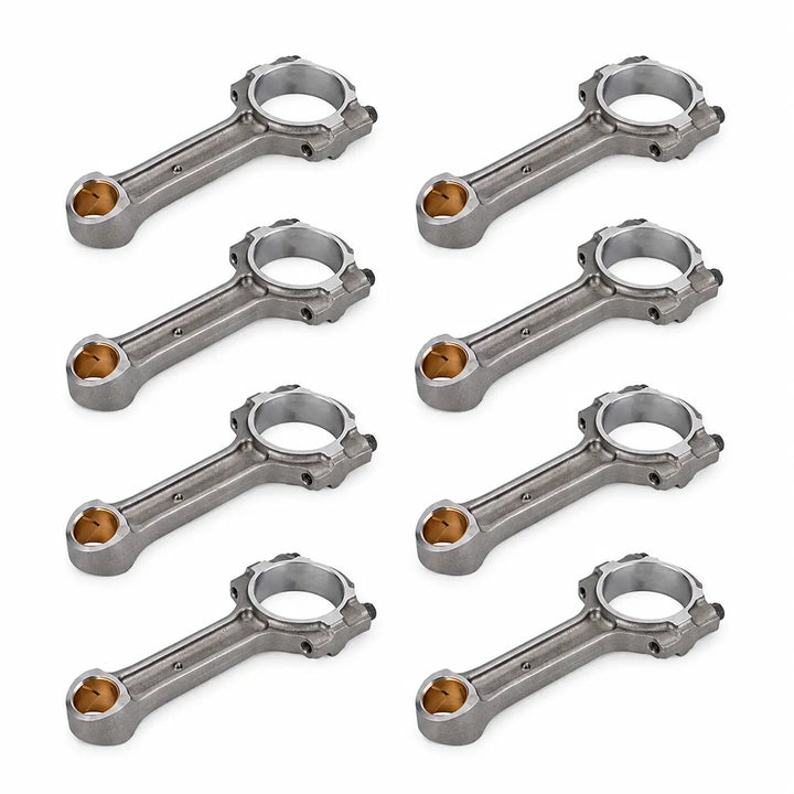 Connecting Rod - Set of 8 Floating Pin s w Bushings for Chevy