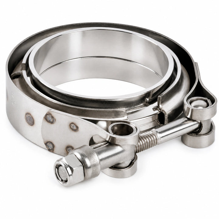 Universal 3" Stainless Steel V-Band Clamp for Turbo Exhaust, Downpipe & 76mm Piping