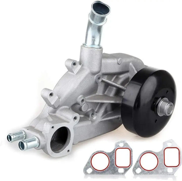 COMPATIBLE con Chevrolet Silverado GMC Tahoe Yukon 4.8L 5.3L 6.0 L Bomba de agua CON termostato de refrigerante, junta D3 AW5087