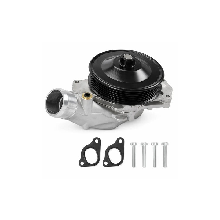 Range Rover Water Pump LR033993 with two gaskets and four mounting bolts