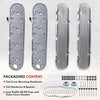 Valve CoversAluminum Valve Coil Mount Cover for Chevy Small Block SB V8 293 325 376 Aluminum Valve Covers - Silver LS1LS3 LS7
