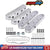 Valve CoversAluminum Valve Coil Mount Cover for Chevy Small Block SB V8 293 325 376 Aluminum Valve Covers - Silver LS1LS3 LS7
