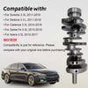 Crankshaft with Main Rod Bearing Set for 11-16 Hyundai Santa Fe Kia Sorento 3.3L