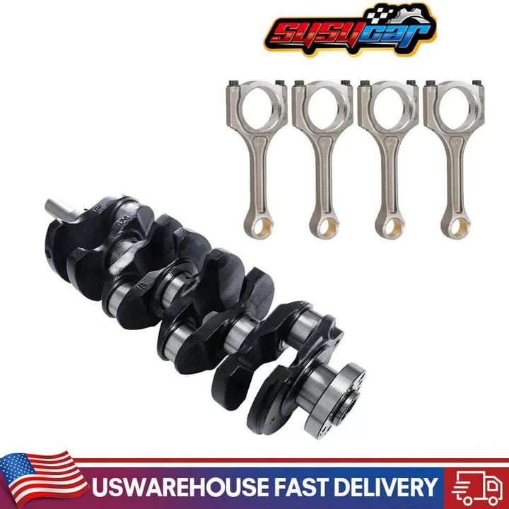 SUSUCAR Engine Crankshaft & Connecting Rods For Hyundai Kia Forte Optima Sportage 2.4L 23111-2G200