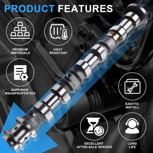 Camshaft KiEngine Camshaft for Jeep 2011-2016 Dodge for Chrysler Ram 3.6L V6 Right Side Intake Camshaft 5184380AG,5184380AE