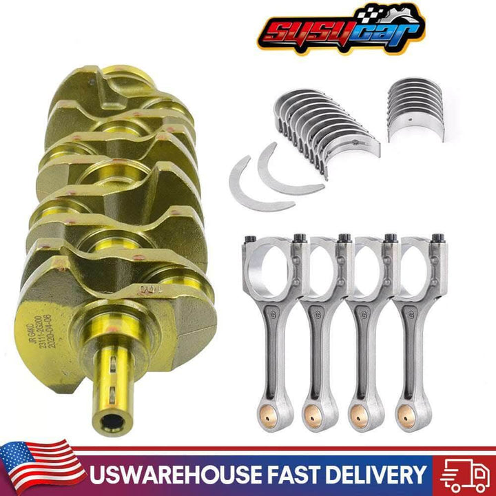 SUSUCAR Engine Crankshaft Connecting Rod For Hyundai Sonata/Santa Fe & Kia Forte Optima 2.4L