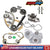 For Chevrolet GM Ecotec 2.0L 2.4L Timing Chain Kit VCT Selenoid Actuator Gear Oil & Water Pump kit