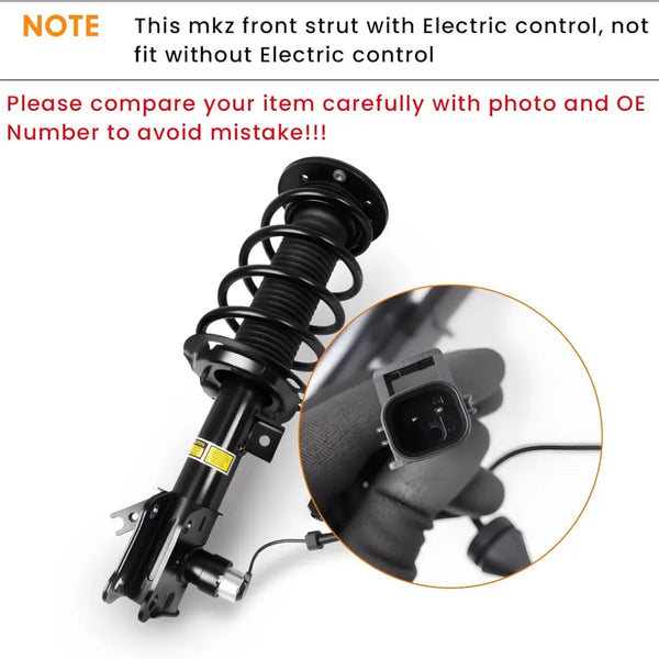 Shock & StrutsFront Complete Strut Shock Absorber Assembly w/Magnetic Compatible with 2013-2020 Lincoln MKZ [2.0L 3.0L 3.7L], for 2013-2020 Ford Fusion [1.5L 1.6L 2.0L 2.5L 2.7L]