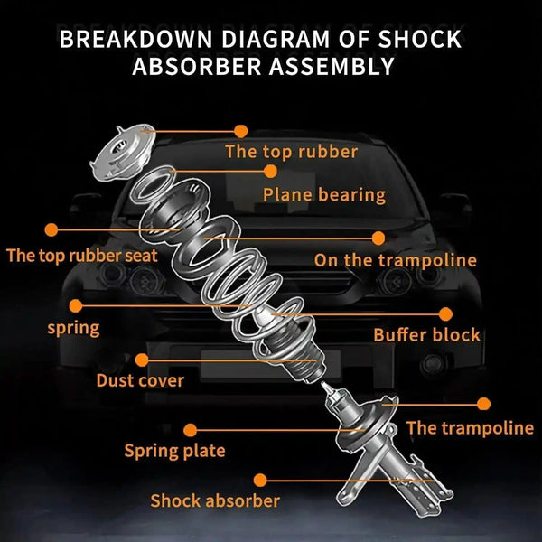 4PCS Front & Rear Air Shock Struts Assembly w/ Magnetic Ride Control (MRC) for Cadillac Escalade Chevy Tahoe GMC Yukon 2015–2020